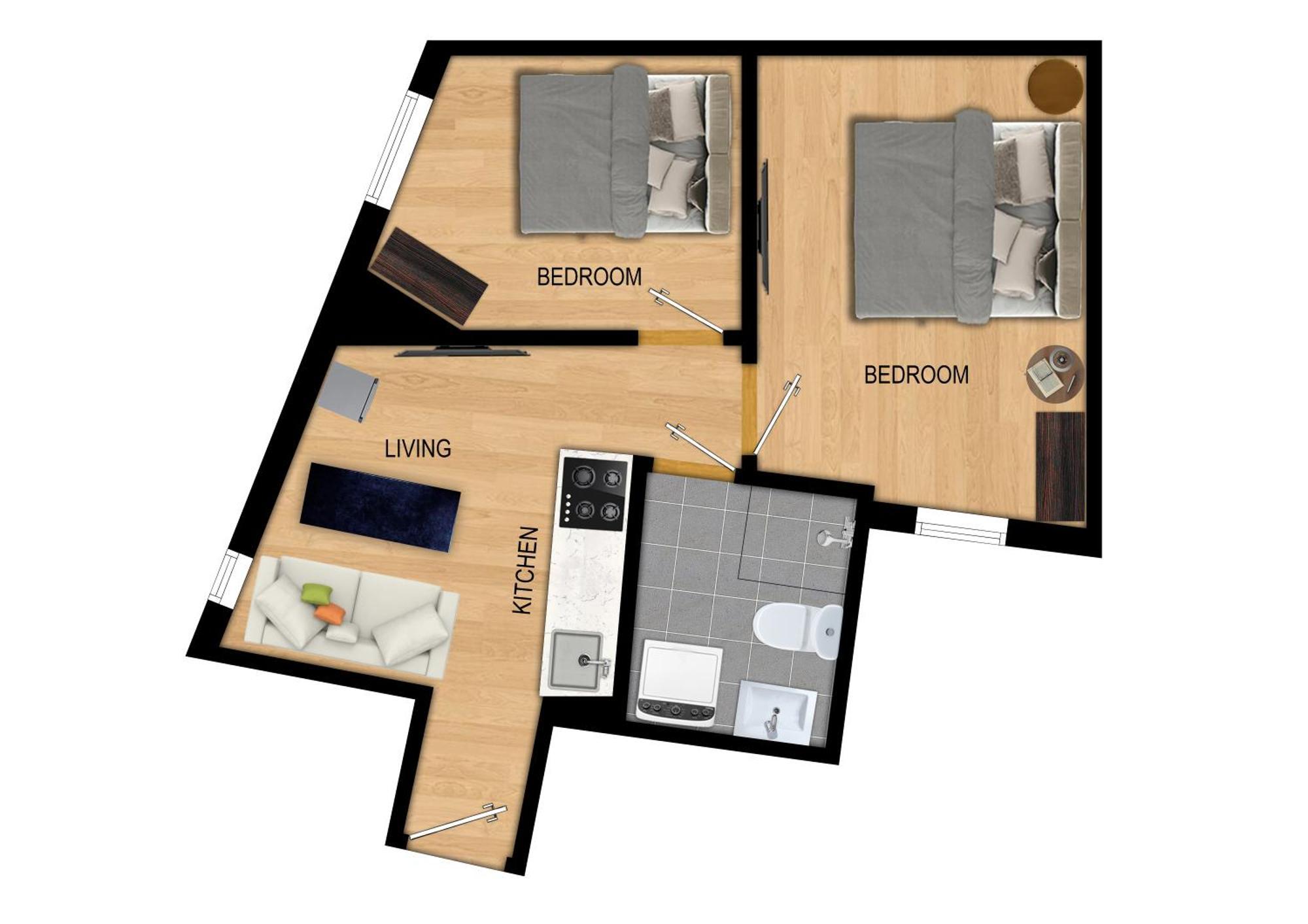 ベルゲンKing Bed - Renovated 2024 - 2Br Behind Bryggenアパートメント エクステリア 写真